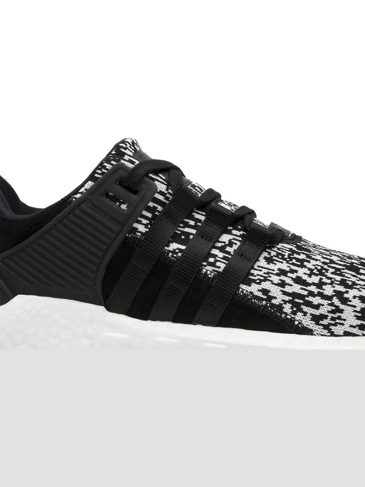 Кроссовки Adidas EQT Support 93/17 'Black Glitch' — изображение 2 из 8, черный