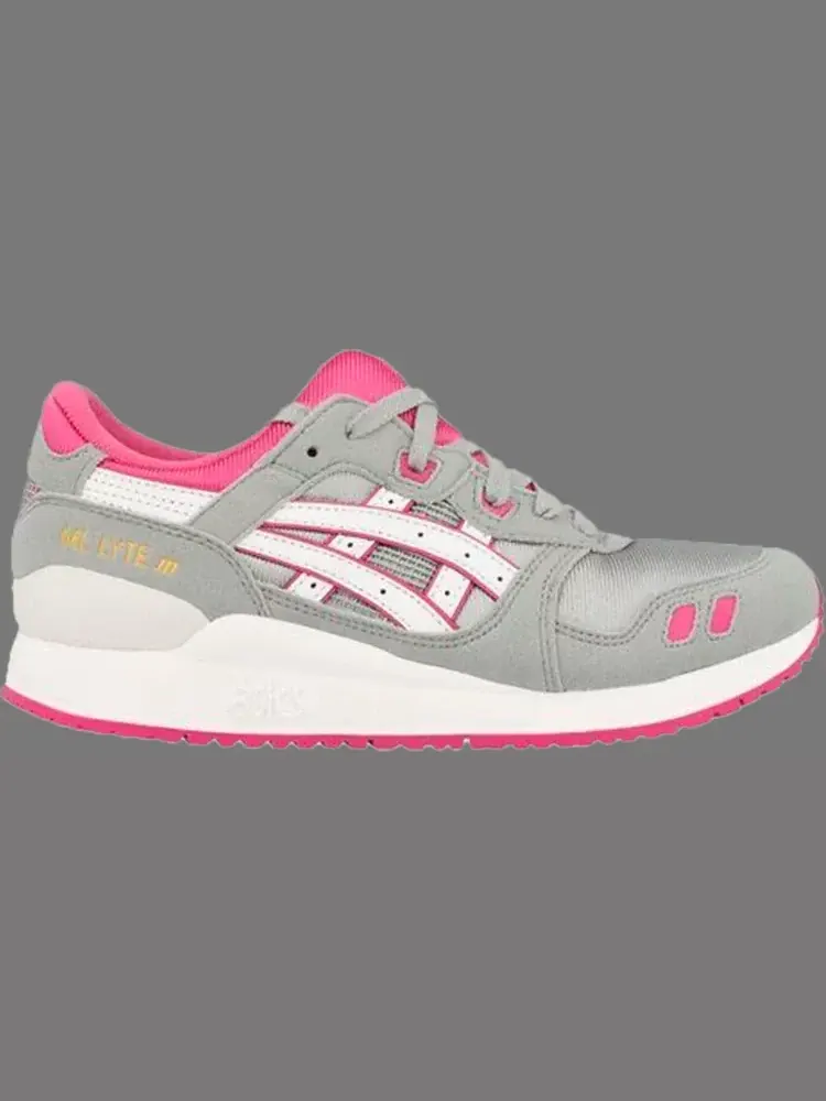 Кроссовки gel lyte 3 gs 'grey pink' Asics — изображение 1 из 1, серый