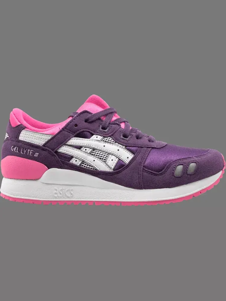 Кроссовки gel lyte 3 gs 'purple white' Asics — изображение 1 из 1, фиолетовый
