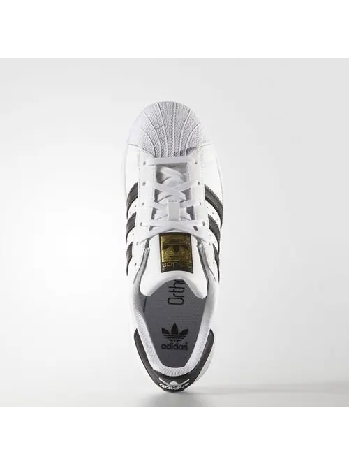 Кроссовки Adidas Superstar J 'White Core Black' — изображение 3 из 4, белый