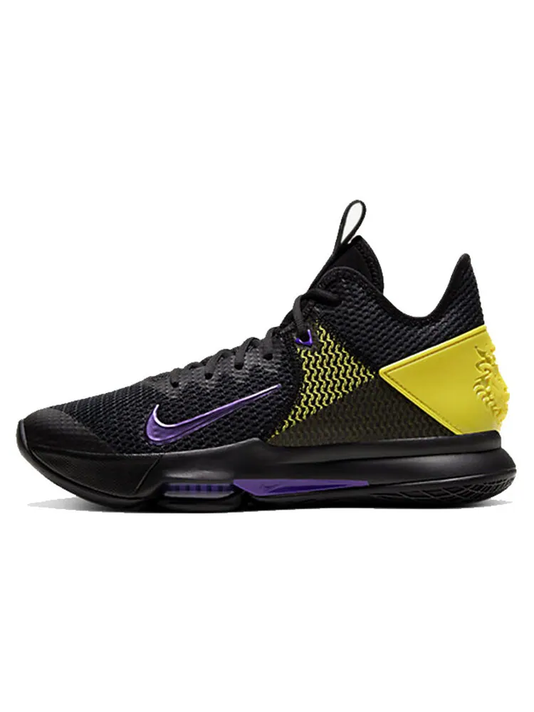 Баскетбольные кроссовки унисекс Nike Lebron Witness 4 Ep ' Lakers' — изображение 1 из 4, черный