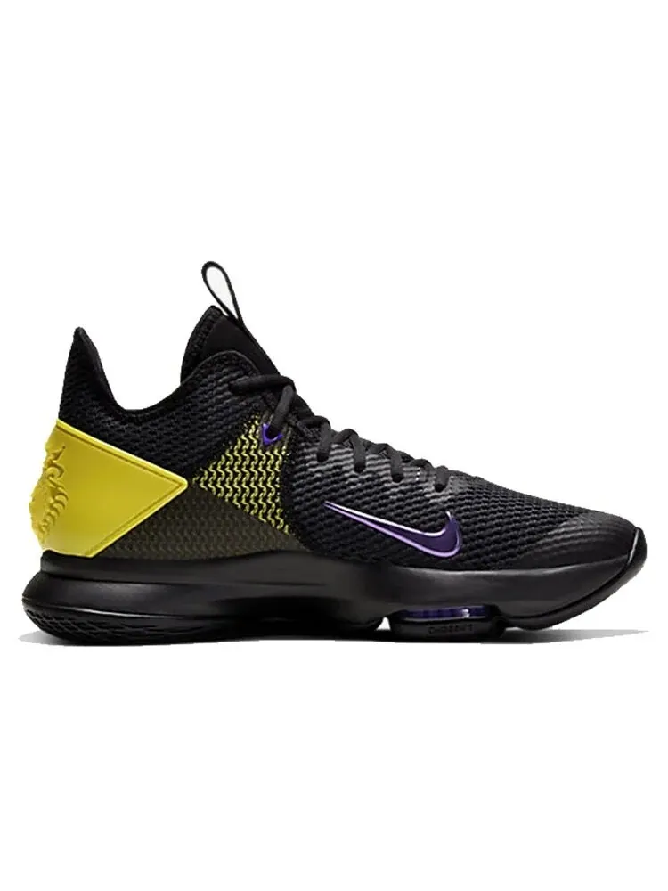 Баскетбольные кроссовки унисекс Nike Lebron Witness 4 Ep ' Lakers' — изображение 4 из 4, черный