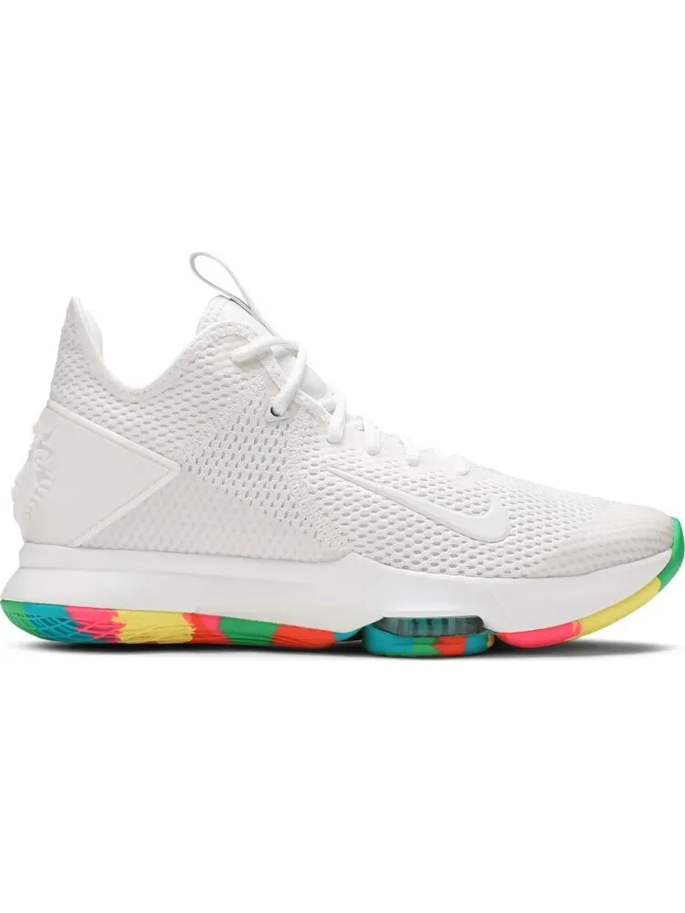 Кроссовки Nike LeBron Witness 4 EP 'White Multi Camo' — изображение 1 из 8, белый
