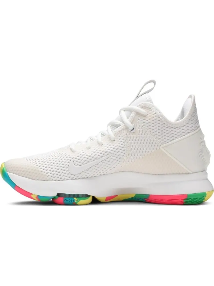 Кроссовки Nike LeBron Witness 4 EP 'White Multi Camo' — изображение 3 из 8, белый