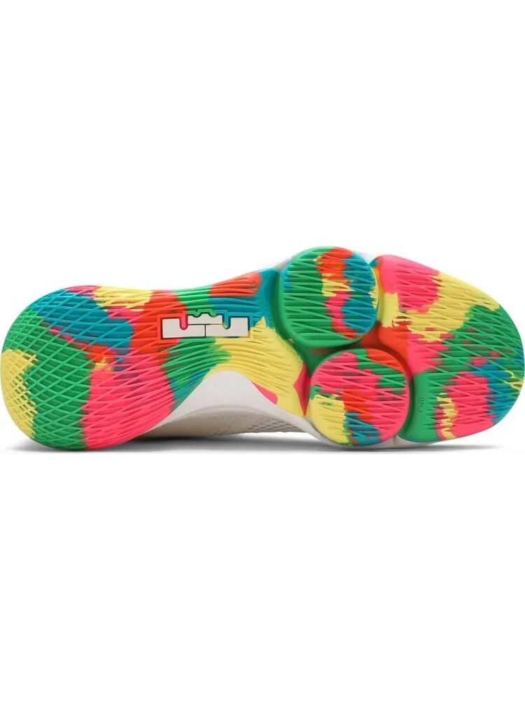 Кроссовки Nike LeBron Witness 4 EP 'White Multi Camo' — изображение 4 из 8, белый