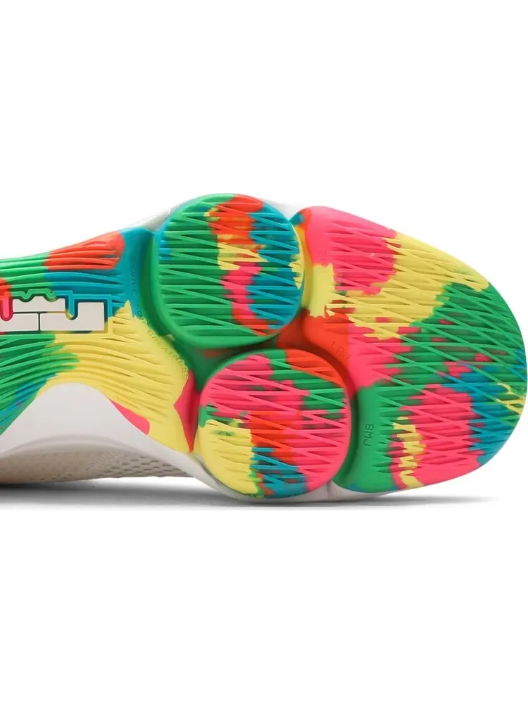 Кроссовки Nike LeBron Witness 4 EP 'White Multi Camo' — изображение 5 из 8, белый