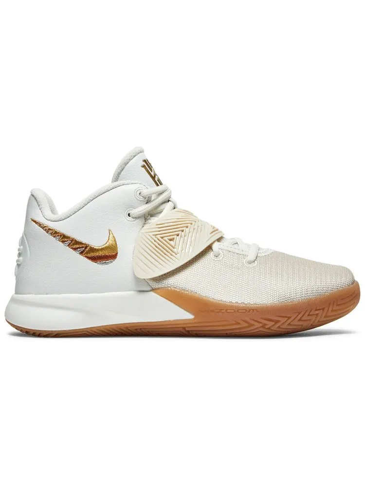 Кроссовки Nike Kyrie Flytrap 3 EP 'White Metallic Gold' — изображение 1 из 8, белый