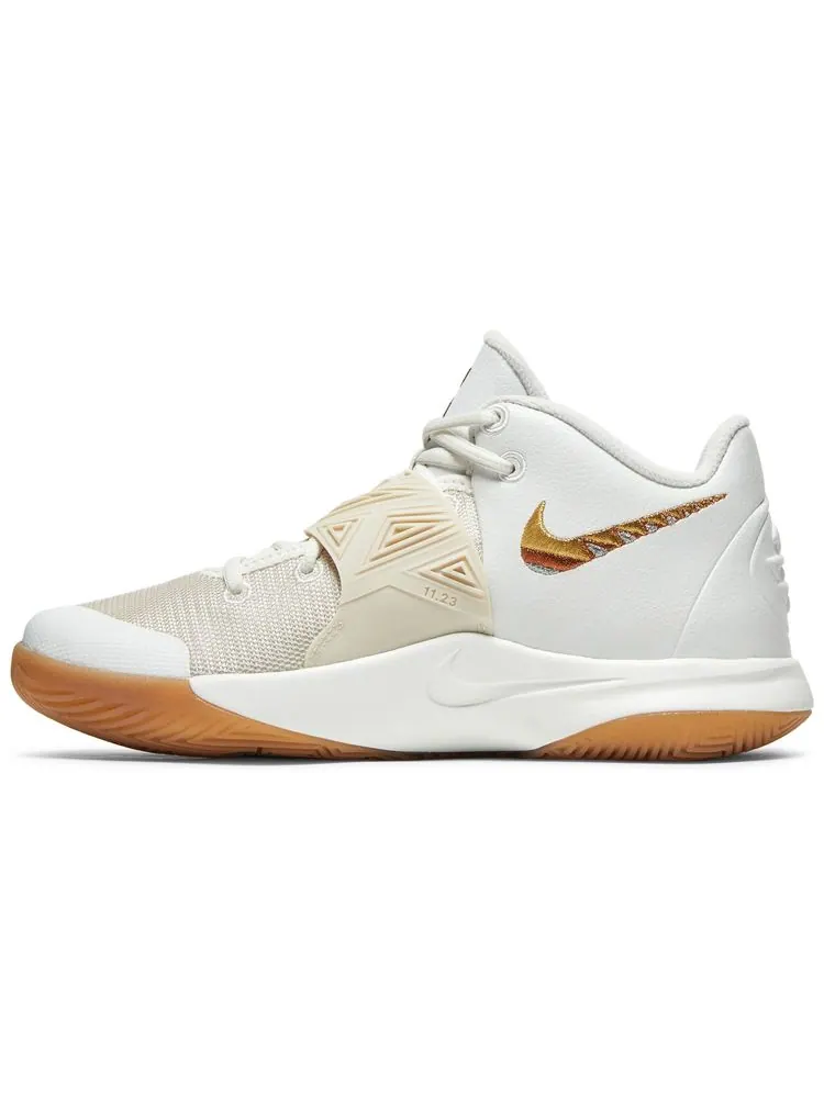 Кроссовки Nike Kyrie Flytrap 3 EP 'White Metallic Gold' — изображение 3 из 8, белый