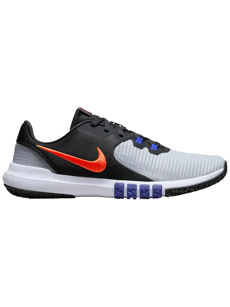 Кроссовки Nike Flex Control 4 'Wolf Grey Black Team Orange' — изображение 1 из 1, серый