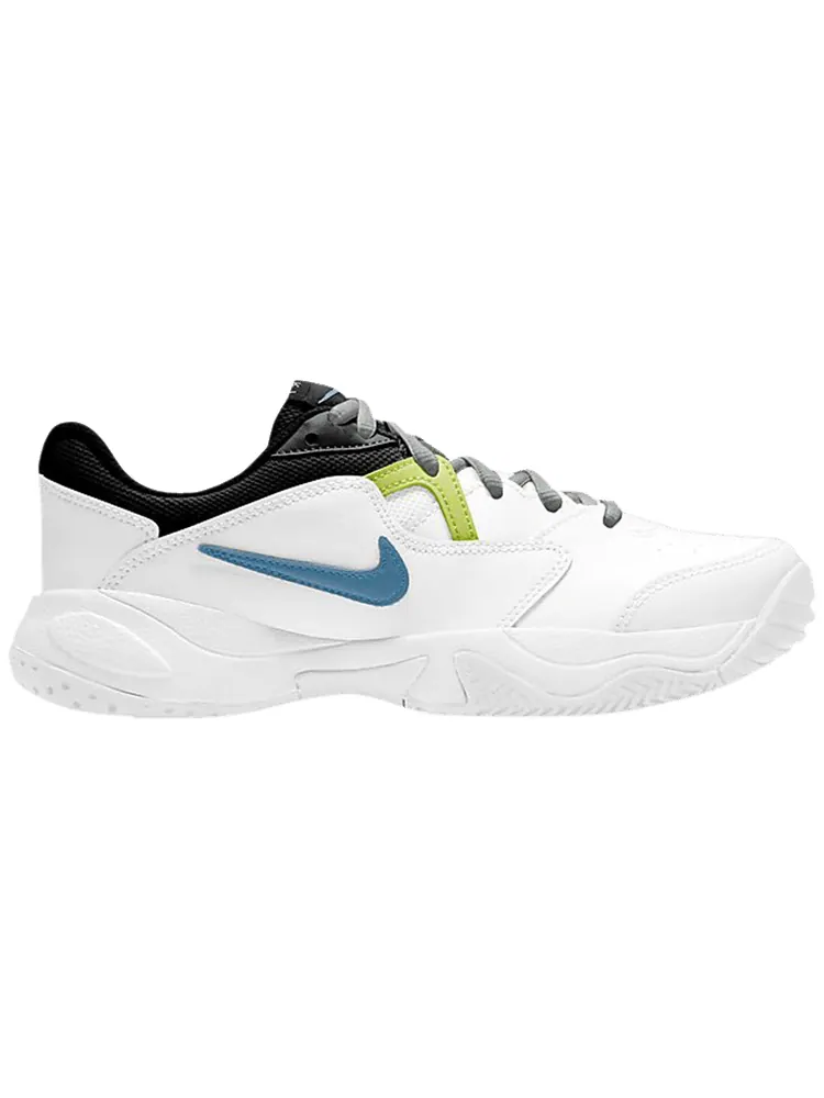Кроссовки Nike Court Lite 2 Jr. 'White Hot Lime' — изображение 1 из 1, белый