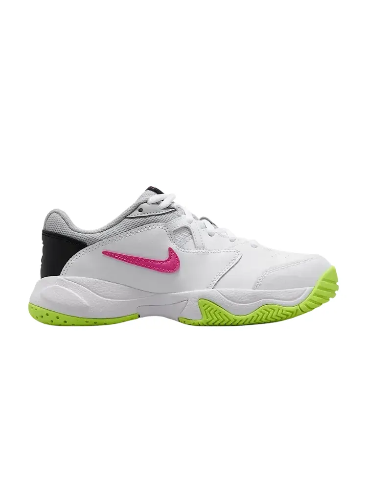 Кроссовки Nike Court Lite 2 GS 'White Hot Lime' — изображение 1 из 1, белый