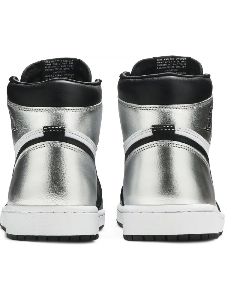 Кроссовки Wmns Air Jordan 1 Retro High OG Silver Toe — изображение 6 из 8, серебряный