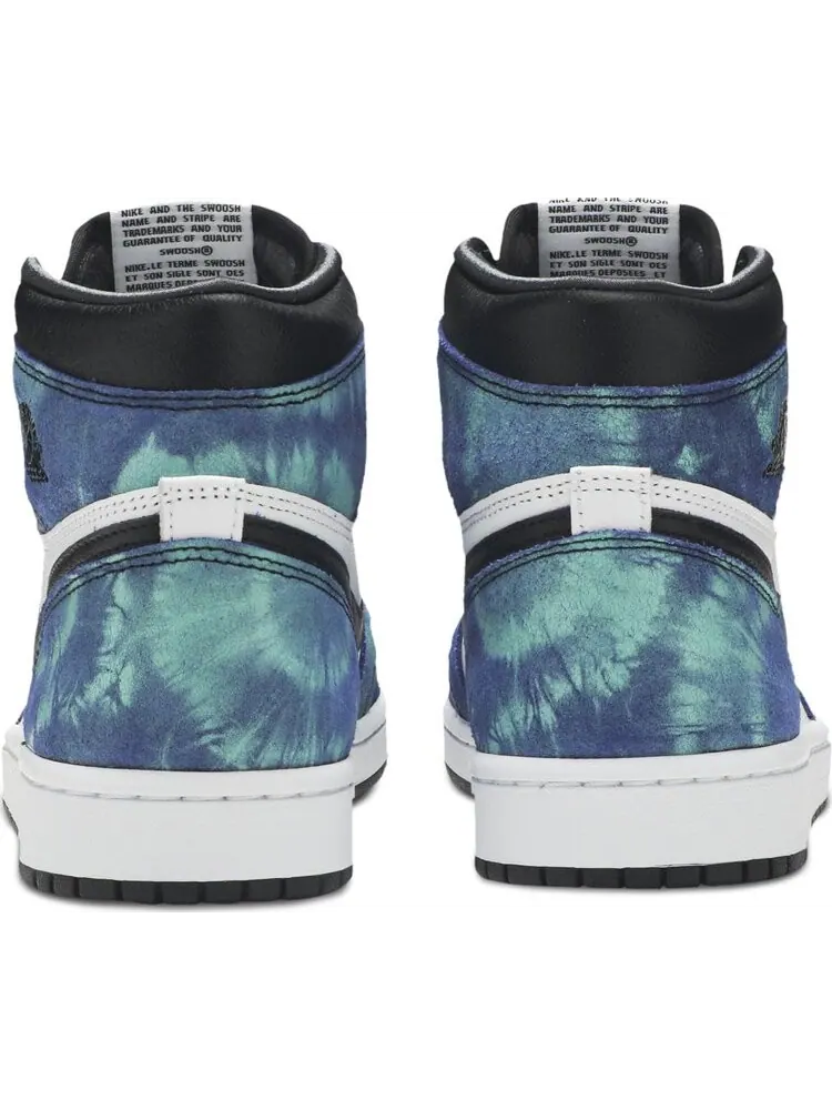 Кроссовки Wmns Air Jordan 1 Retro High OG Tie-Dye — изображение 6 из 8, зеленый