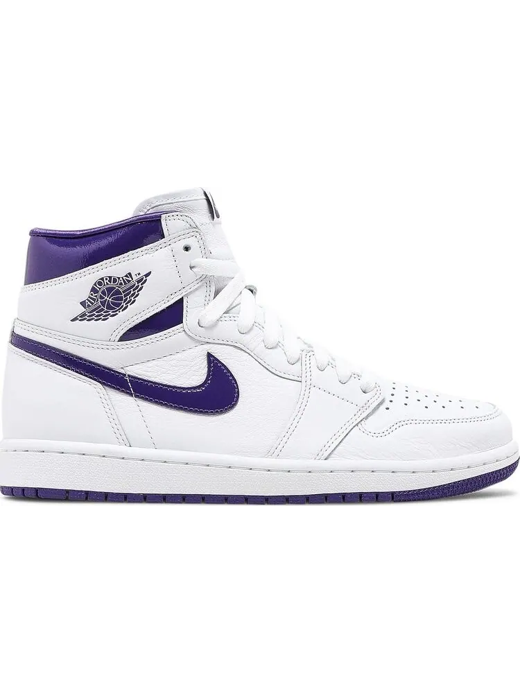 Кроссовки Wmns Air Jordan 1 High OG Court Purple — изображение 1 из 10, фиолетовый