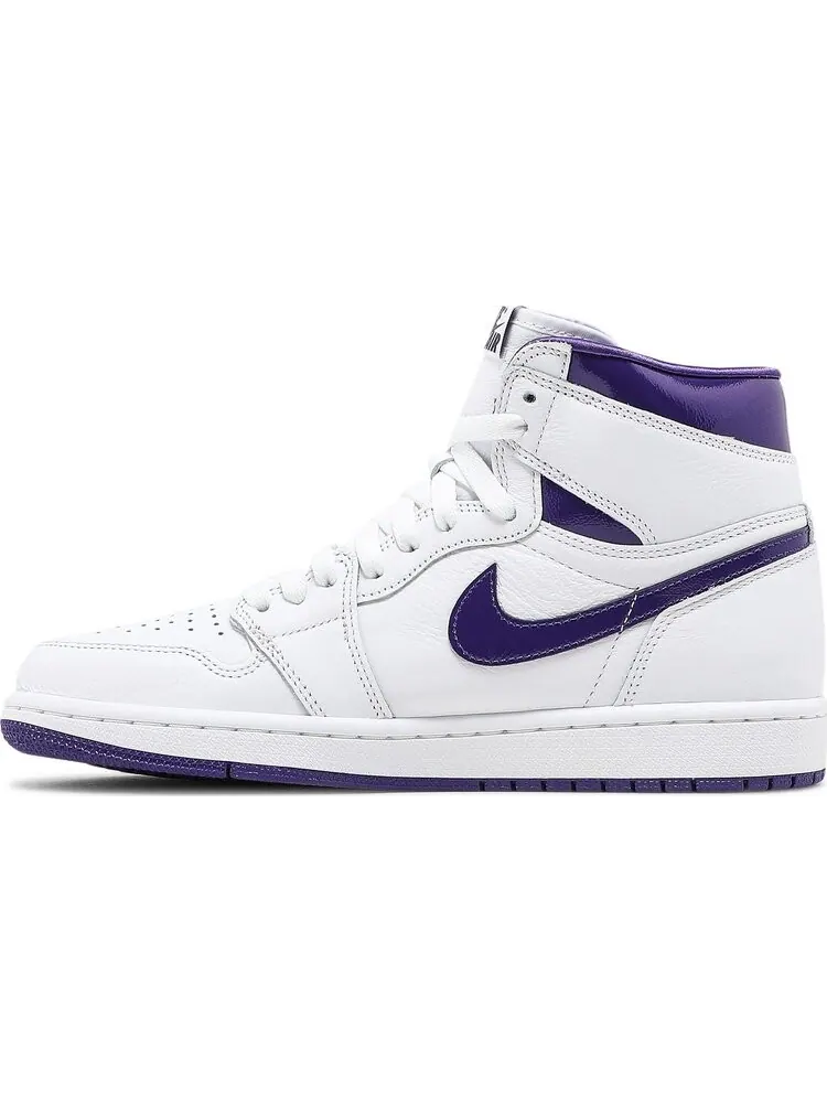 Кроссовки Wmns Air Jordan 1 High OG Court Purple — изображение 3 из 10, фиолетовый