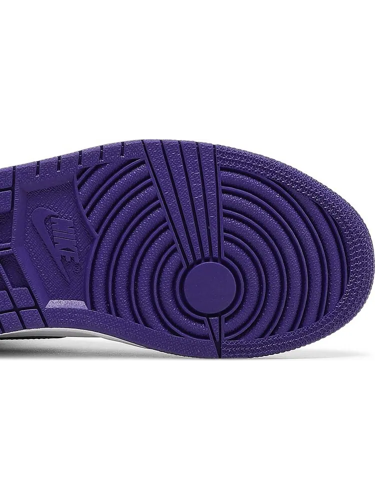 Кроссовки Wmns Air Jordan 1 High OG Court Purple — изображение 5 из 10, фиолетовый