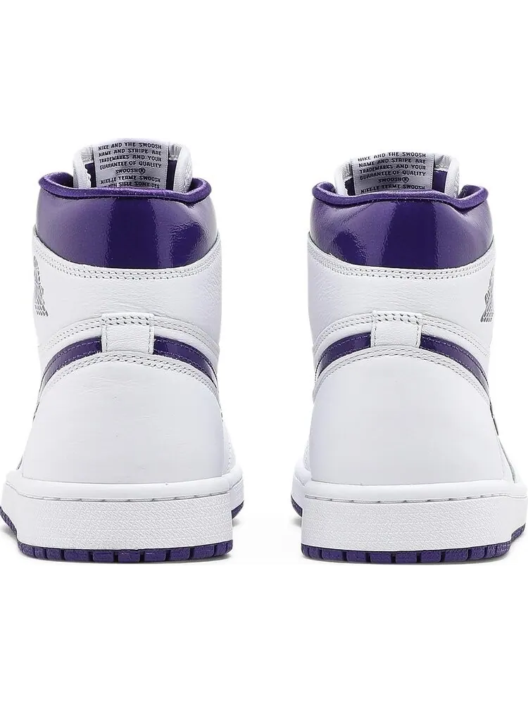 Кроссовки Wmns Air Jordan 1 High OG Court Purple — изображение 6 из 10, фиолетовый
