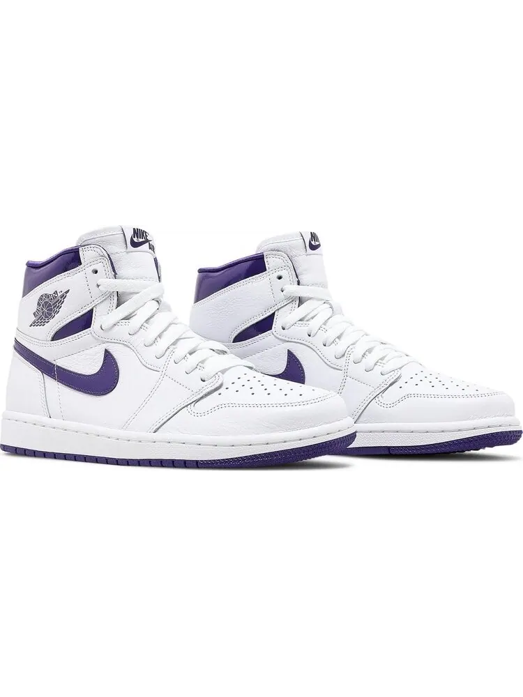Кроссовки Wmns Air Jordan 1 High OG Court Purple — изображение 8 из 10, фиолетовый
