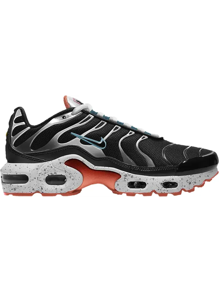 Кроссовки Nike Air Max Plus GS 'Black Turf Orange Speckled' — изображение 1 из 1, черный