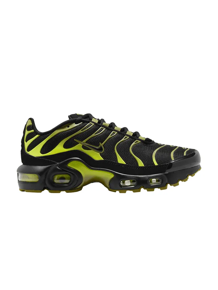 Кроссовки Nike Air Max Plus GS 'Black Cyber' — изображение 1 из 1, черный/черный