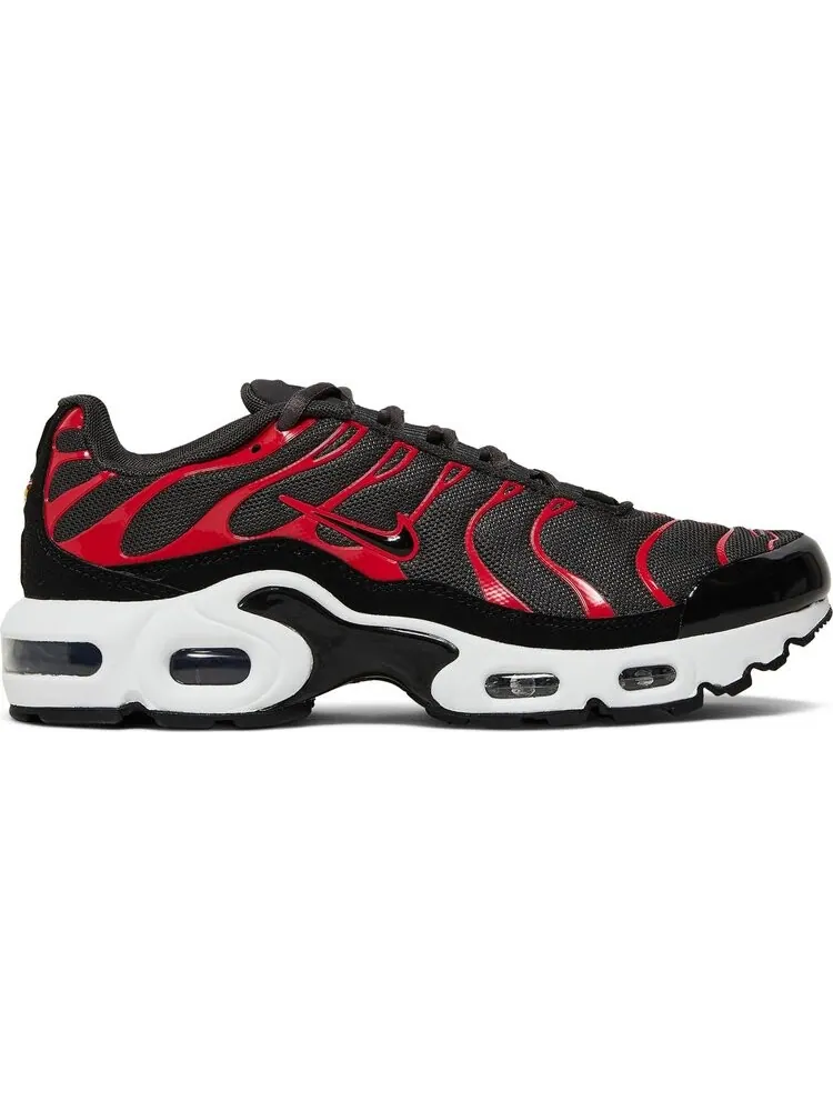 Кроссовки Nike Air Max Plus GS 'Medium Ash Siren Red' — изображение 1 из 7, серый
