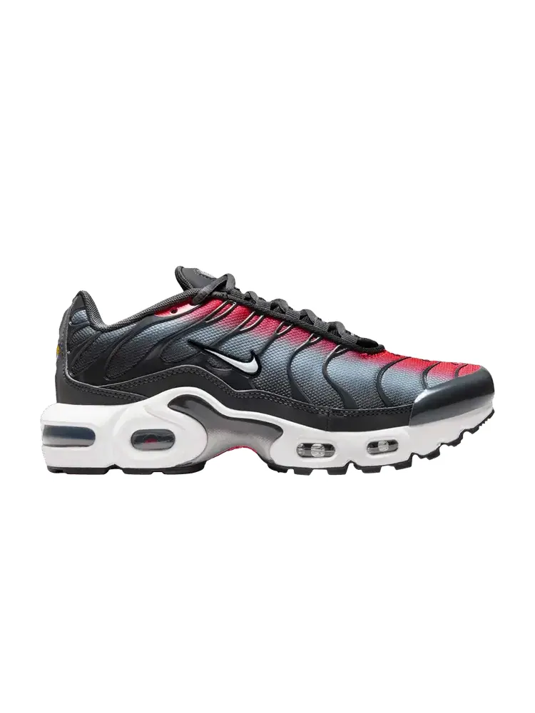 Кроссовки Air Max Plus GS 'Bright Crimson Anthracite' — изображение 1 из 1, серый