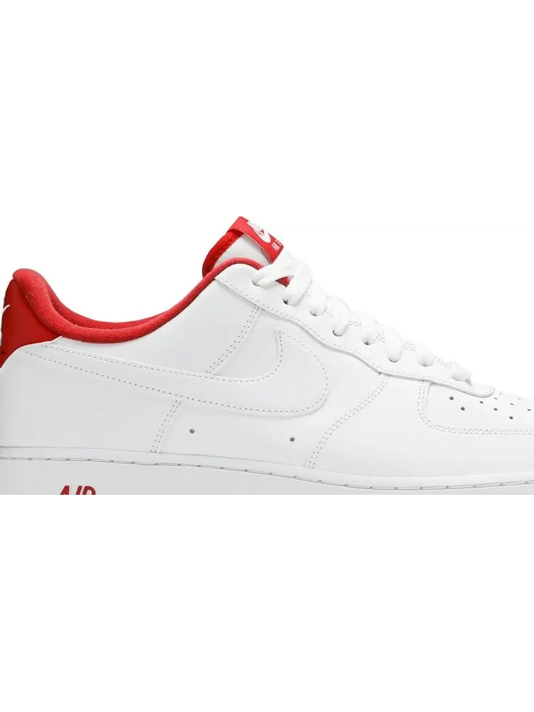 Кроссовки Nike Air Force 1 Low 'University Red' — изображение 2 из 8, белый