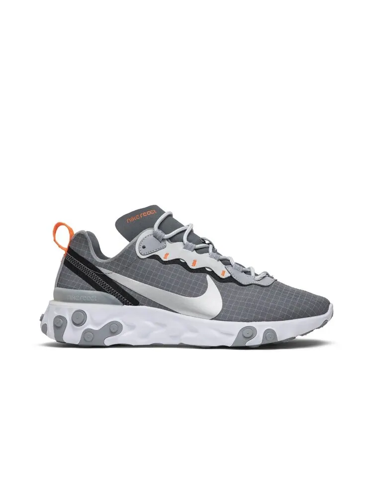 Кроссовки Nike React Element 55 'Grid - Cool Grey' — изображение 1 из 4, серый