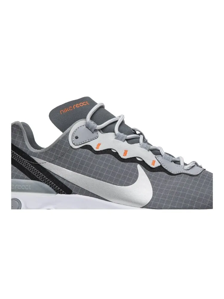 Кроссовки Nike React Element 55 'Grid - Cool Grey' — изображение 2 из 4, серый