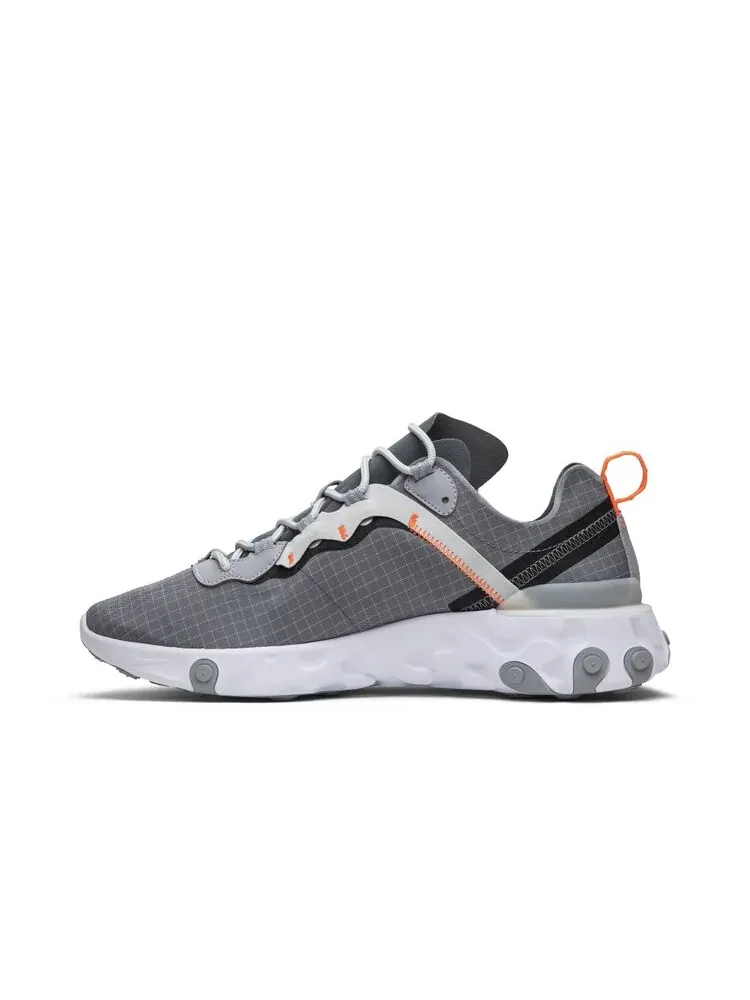 Кроссовки Nike React Element 55 'Grid - Cool Grey' — изображение 3 из 4, серый