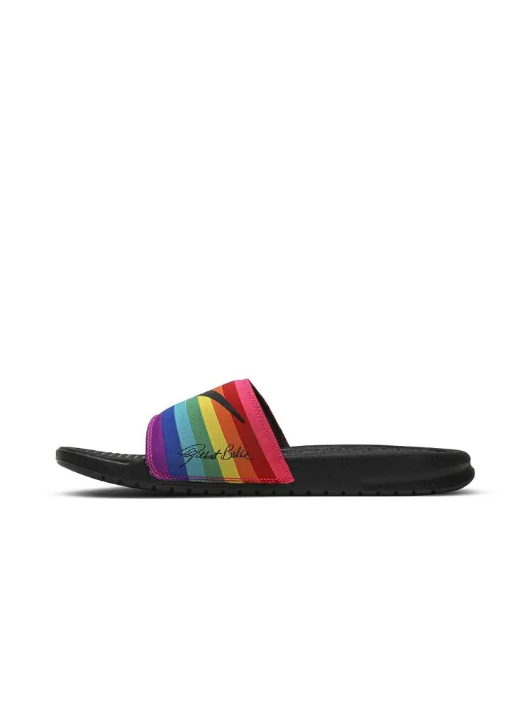 Кроссовки Nike Benassi JDI 'Be True' — изображение 3 из 4, мульти