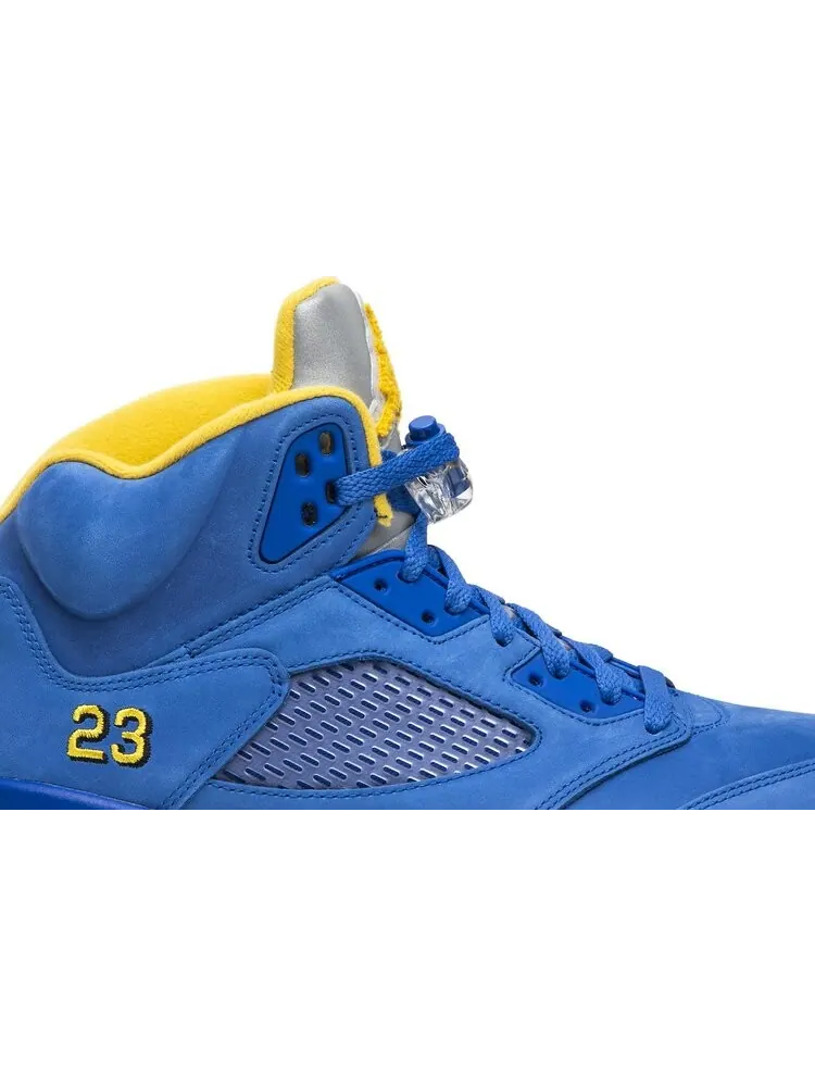 Кроссовки Air Jordan 5 Retro Laney — изображение 2 из 8, синий