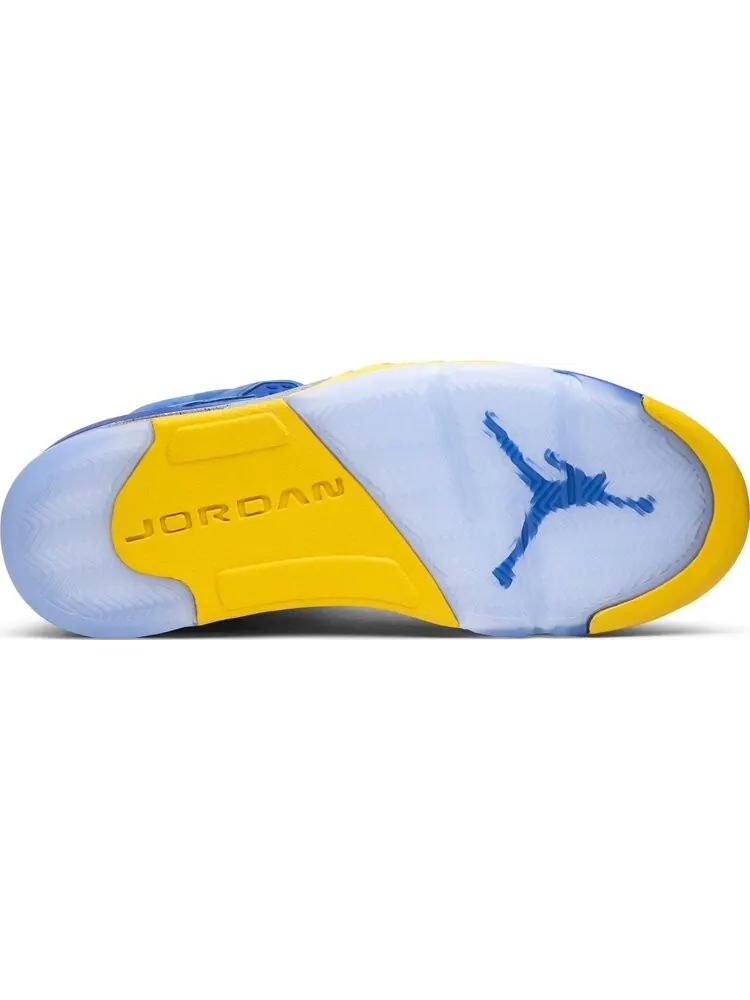 Кроссовки Air Jordan 5 Retro Laney — изображение 4 из 8, синий
