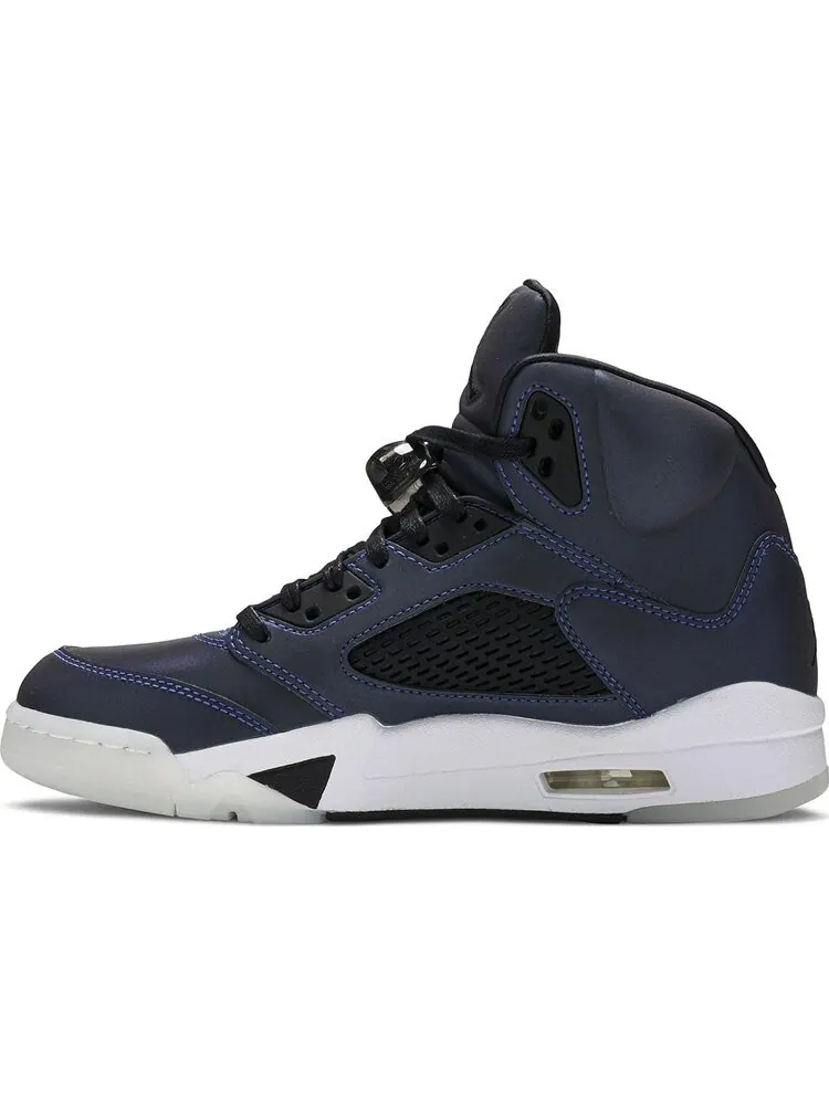 Кроссовки Wmns Air Jordan 5 Retro Oil Grey — изображение 3 из 8, серый