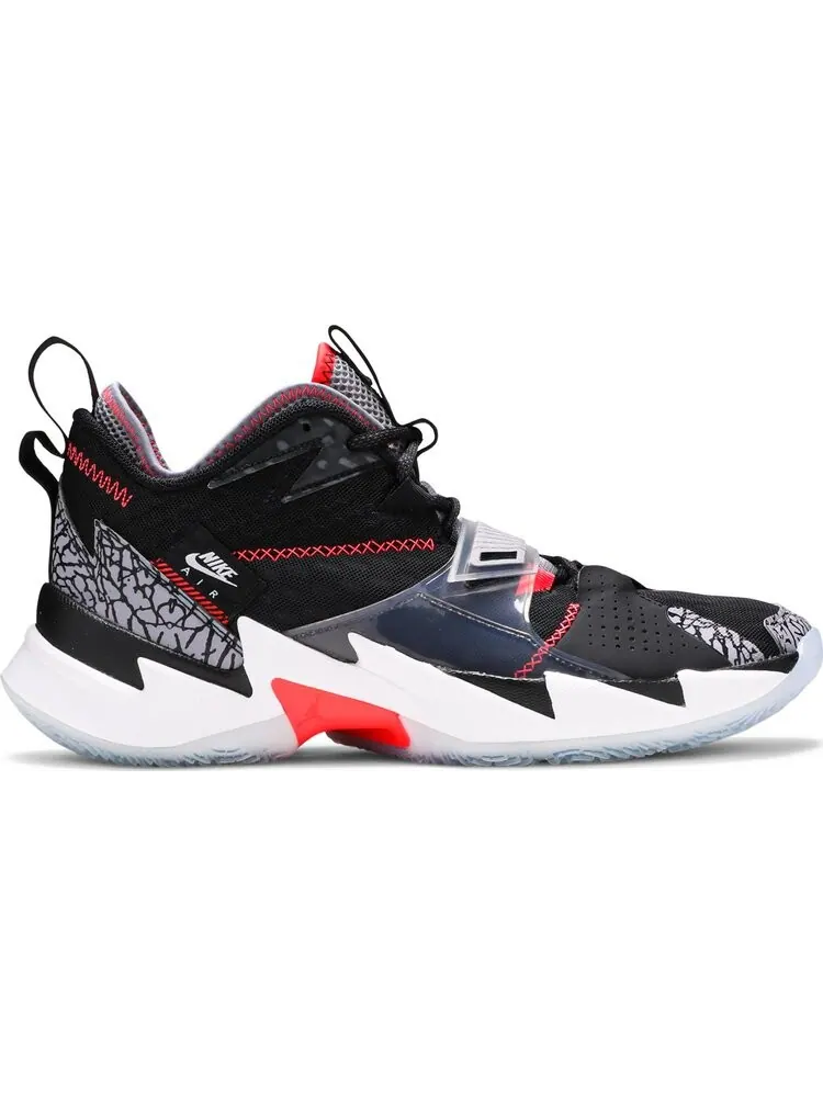 Кроссовки Jordan Why Not Zer0.3 PF Black Cement — изображение 1 из 8, черный