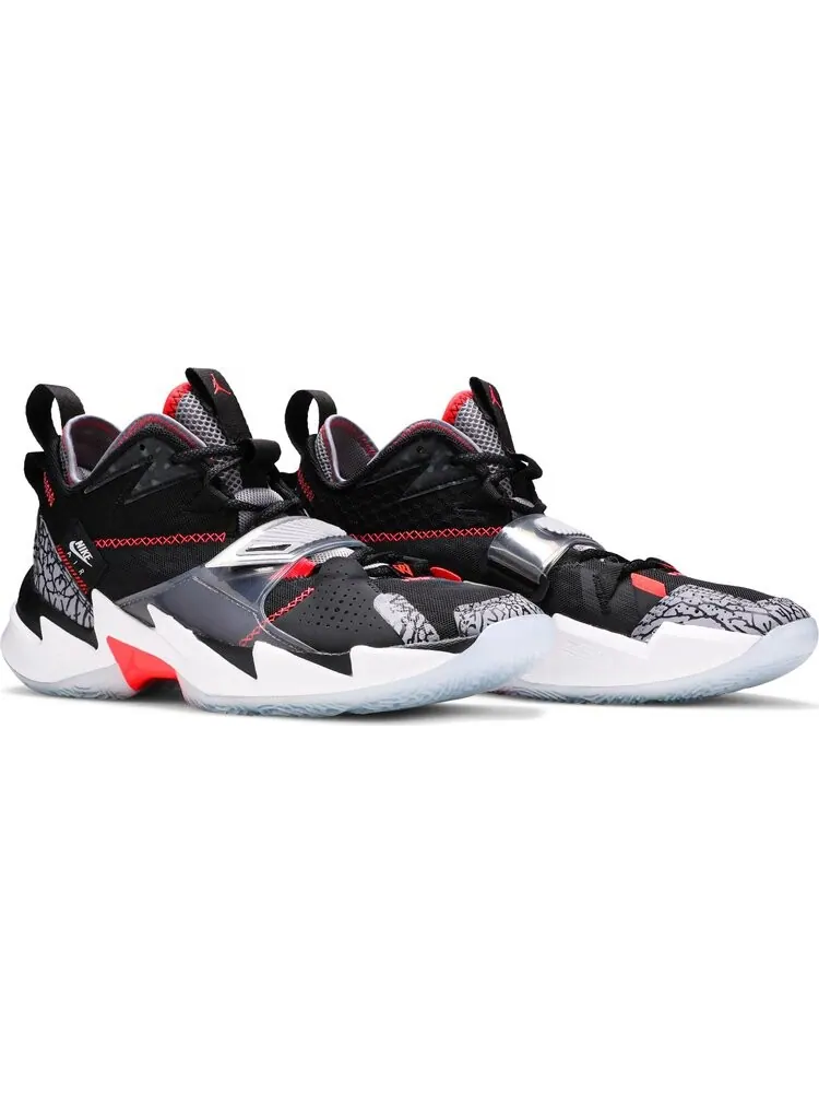 Кроссовки Jordan Why Not Zer0.3 PF Black Cement — изображение 8 из 8, черный