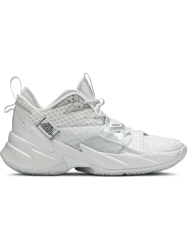 Кроссовки Jordan Why Not Zer0.3 PF Triple White — изображение 1 из 8, белый
