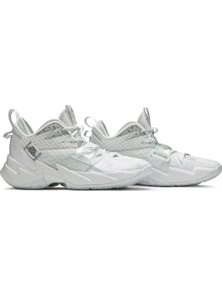 Кроссовки Jordan Why Not Zer0.3 PF Triple White — изображение 8 из 8, белый