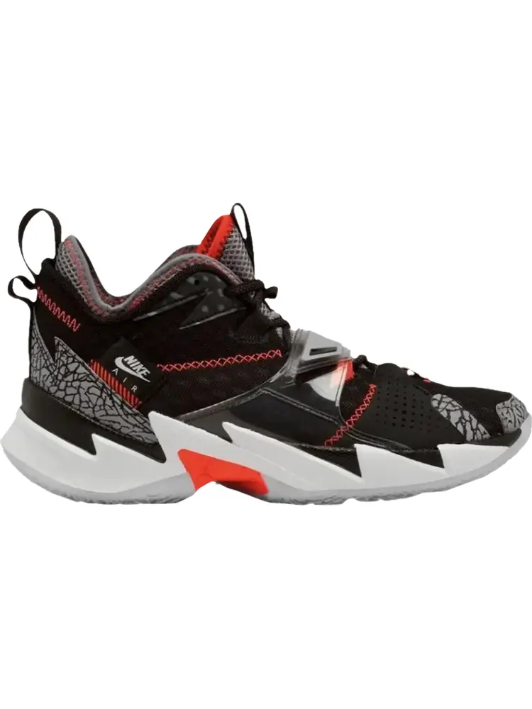 Кроссовки Jordan Why Not Zer0.3 Black Cement — изображение 1 из 1, черный