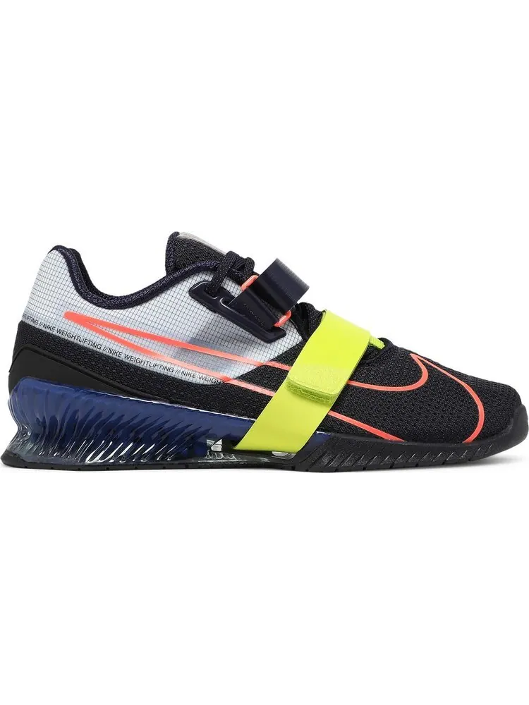 Кроссовки Nike Romaleos 4 'Blackened Blue Cyber' — изображение 1 из 8, синий