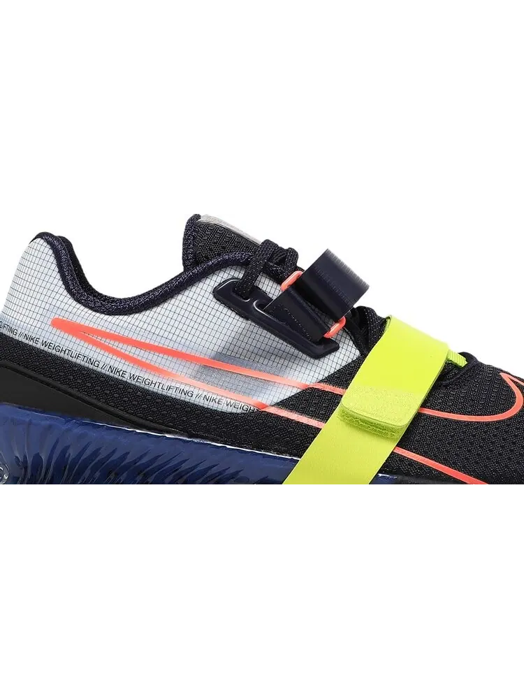 Кроссовки Nike Romaleos 4 'Blackened Blue Cyber' — изображение 2 из 8, синий