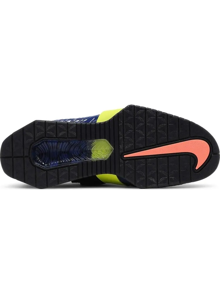Кроссовки Nike Romaleos 4 'Blackened Blue Cyber' — изображение 4 из 8, синий