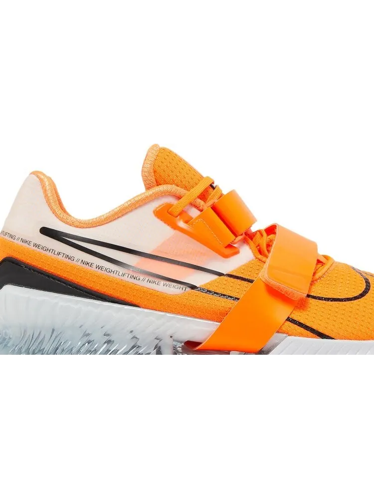 Кроссовки для тяжелой атлетики Nike Romaleos 4 'Total Orange' — изображение 2 из 9, оранжевый