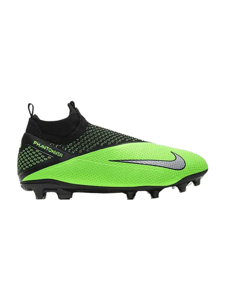 Кроссовки Nike Phantom Vision 2 Elite Dynamic Fit MG GS — изображение 1 из 1, черный зеленый