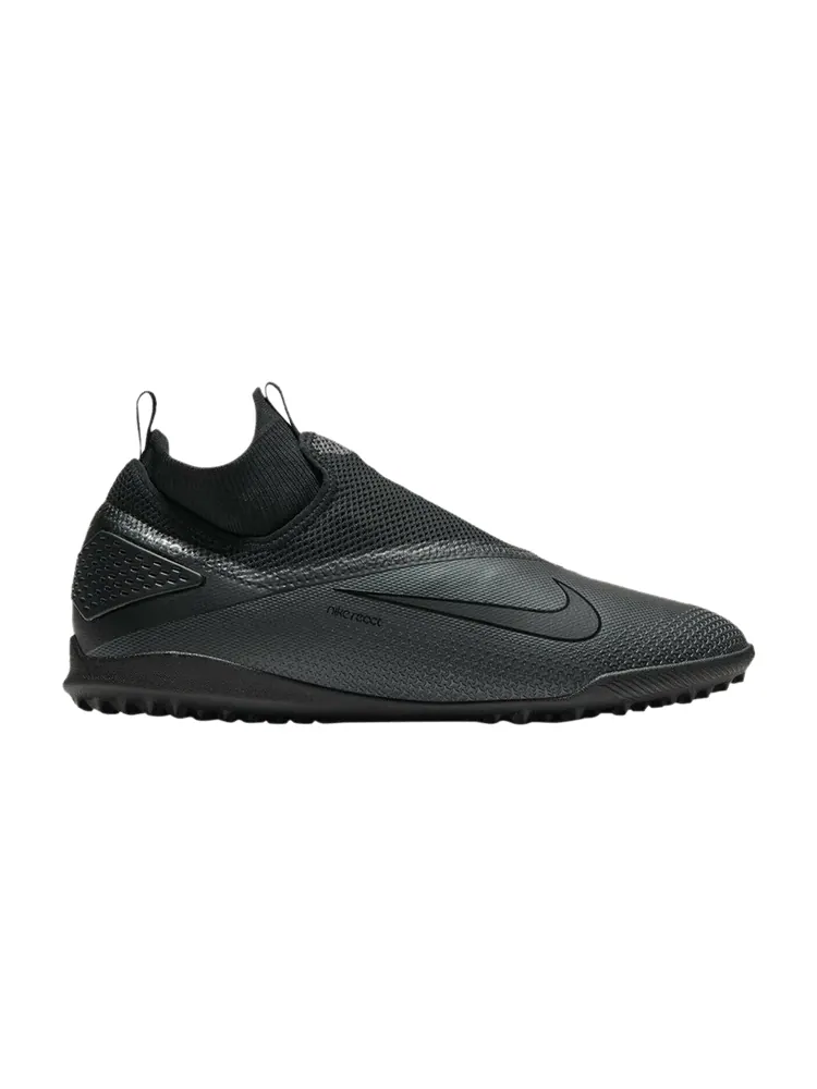 Кроссовки Nike Phantom Vision 2 React Pro DF TF 'Black' — изображение 1 из 1, черный/черный