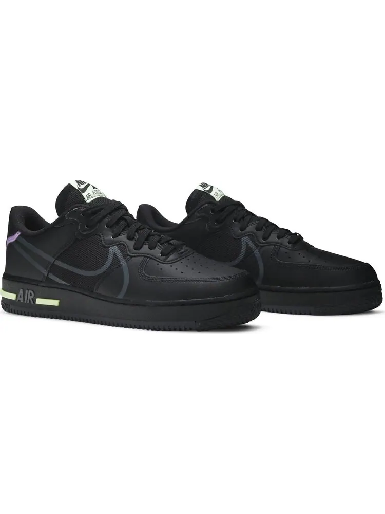 Кроссовки Nike Air Force 1 React 'Violet Star' — изображение 8 из 8, черный