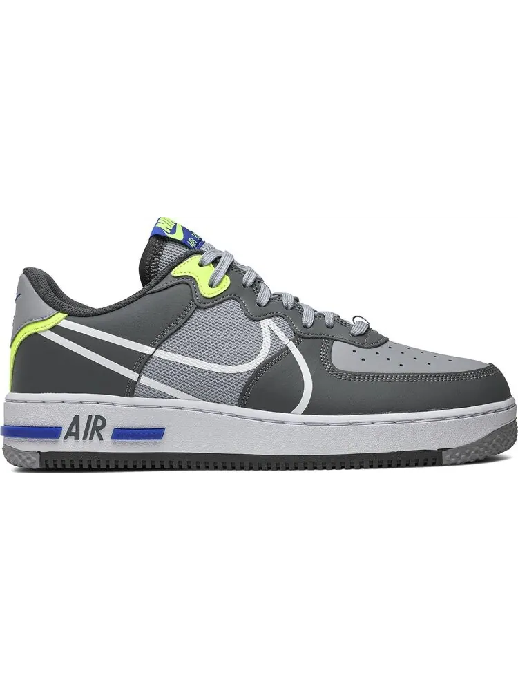Кроссовки Nike Air Force 1 React 'Wolf Grey' — изображение 1 из 8, серый