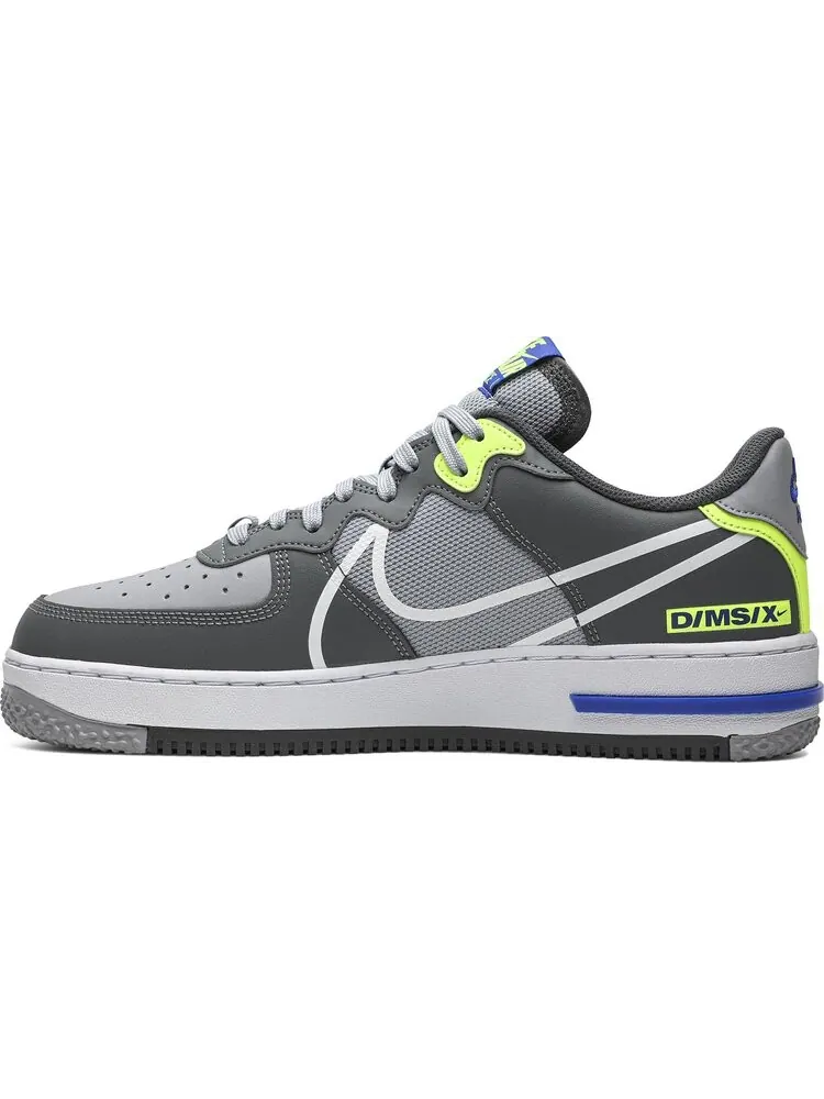 Кроссовки Nike Air Force 1 React 'Wolf Grey' — изображение 3 из 8, серый