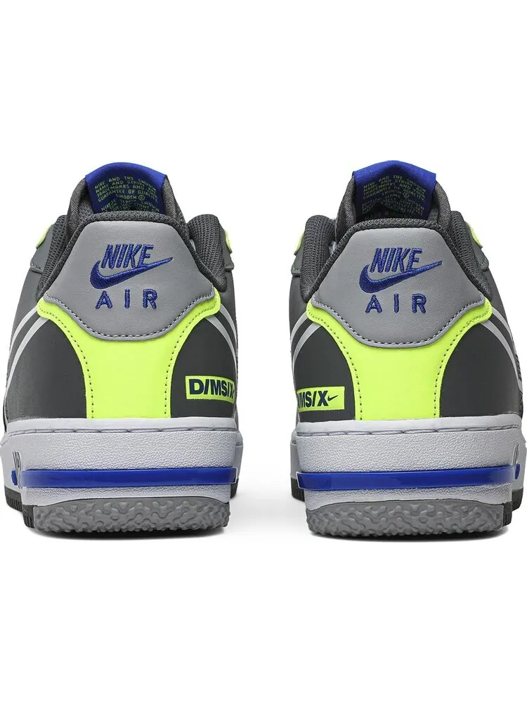 Кроссовки Nike Air Force 1 React 'Wolf Grey' — изображение 6 из 8, серый