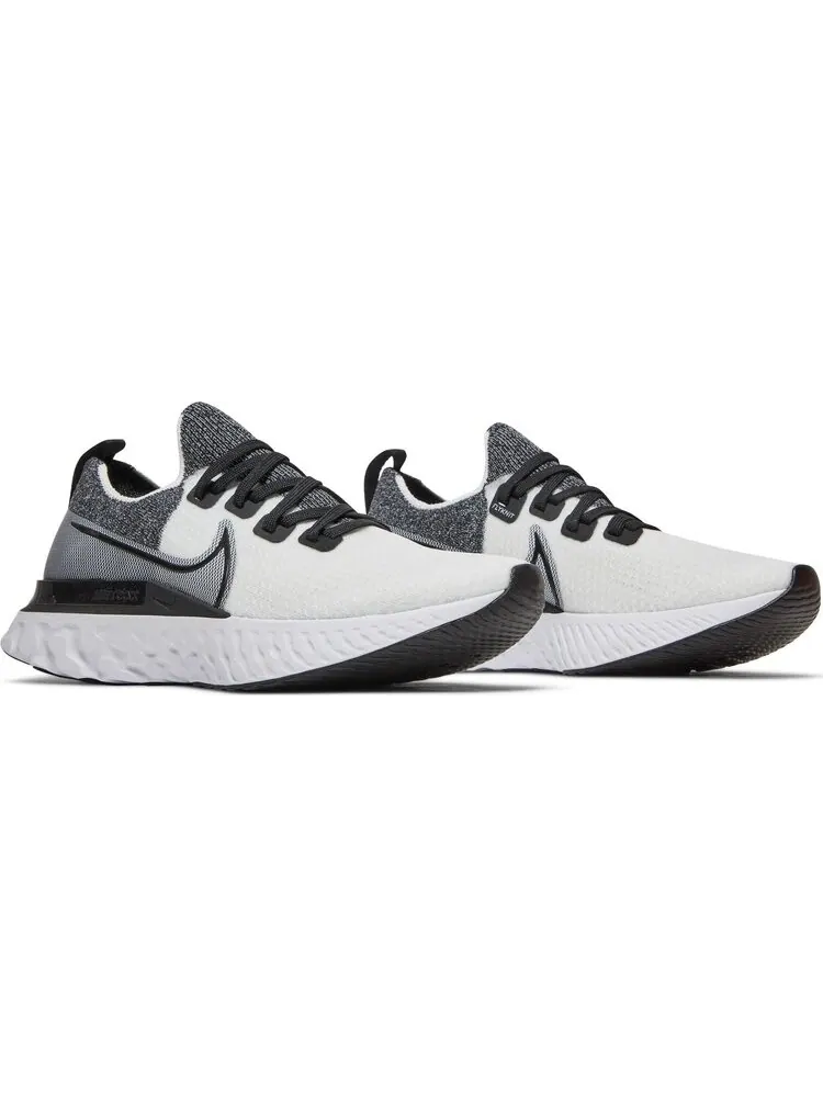 Кроссовки Nike React Infinity Run Flyknit 'Black White' — изображение 8 из 8, черный